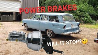 $160 BUDGET Ebay power brakes how to Install a power booster on ANY classic CAR.