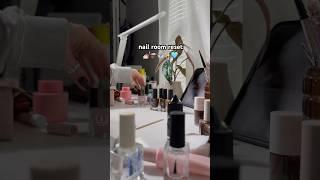 reset my nail room with me? #nails #nailsathome #asmr #organization #nailpolish #homeoffice