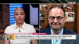  Woj details JJ Redick's Lakers contract as a first-year head coach | NBA Today