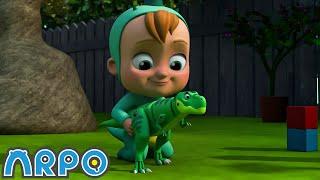 Dinosaur Daniel | ARPO The Robot | Robot Cartoons for Kids | Moonbug Kids