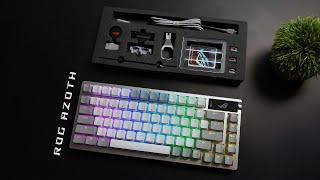 This ROG AZOTH Mechanical Keyboard Has An OLED Display!