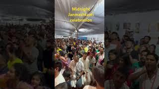 #iskcon Midnight #janmashtami  celebration 2023