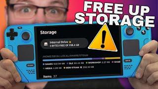 Steam Deck - Free Up Disk Space and Get More Storage!