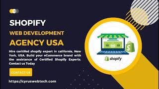 Shopify Web Development Company | Shopify Theme Development  | Cyrus Webtech