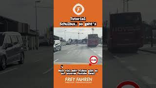Tutorial, Bus  richtig überholen #shorts | Frey Fahren Fahrschule