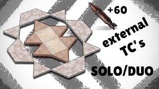 Rust - Perfect Base 2x1 for Solo/Duo design | +60 rockets