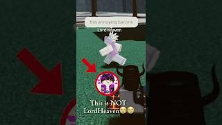 Fake LordHeaven in TSB  #thestrongestbattlegrounds #roblox #tsb #shorts #funny