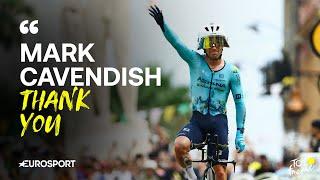 EMOTIONAL MOMENT FOR HIM  | Sir Mark Cavendish Tour de France Legend  | Eurosport Cycling