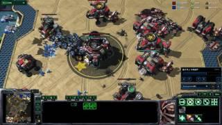 Starcraft 2 - TvT Raven 2 tank - Epic autoturret block