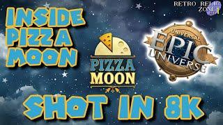8K Pizza Moon Restaurant Interior - Epic Universe