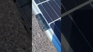 Solar Siphon Clips Drain Water from Solar Panels Quickly