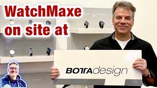 On-site at Botta‘s Design Studio - WatchMaxe on Tour