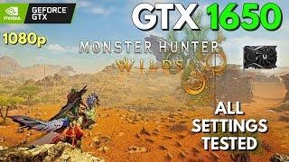 GTX 1650 | Monster Hunter Wilds - 1080p All Settings Tested