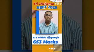 K S Hrithik Vijayaraja Achieved 653 Marks in NEET 2025 | NEET Topper Strategy | #neet2025result