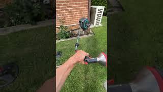 GARDENA Auto Retractable Hose Reel on a Metal Spike #shorts