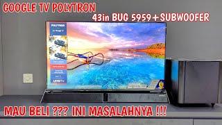 GOOGLE TV POLYTRON 43 BUG5959+SOUNDBAR