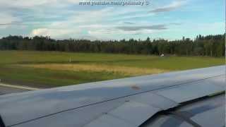 Wizzair Airbus A320 reg: HA-LWA Taxi and Takeoff from Sandefjord Airport, Torp ENTO / TRF