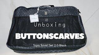 Unboxing || Buttonscarves || Tapis Travel Set || Black || 5 in 1