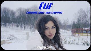 Elif | Snow Cinematic Video Portrait | 4K