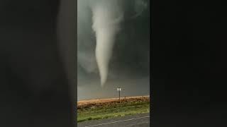 Incredible white tornado over Texas! It won’t be long until we begin our storm chase season!