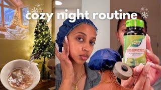 The ULTIMATE cozy night time routine   | Hygiene tips, skincare, healthy habits   & wind down |