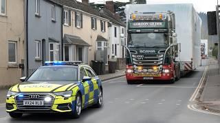 Police escort hospital abnormal loads through Gloucestershire