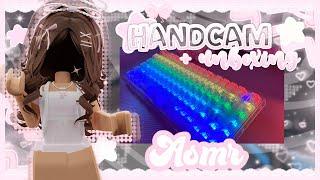 ₊˚ˑ୨ ꒰MM2 KEYBOARD UNBOXING + HANDCAM ASMR   .ᐟ ୧‧₊˚. [murder mystery 2]