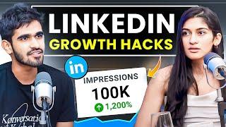 How To Grow On LinkedIn ft. Vedika Bhaia | Kushal Lodha Clips