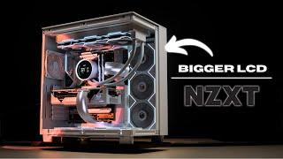 NZXT's LCD Screen just got BIGGER! Dream ALL White PC Build 