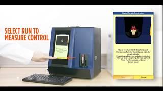 VETSCAN HM5 Running a Quality Control - Entering values via USB