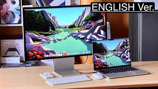 Apple Studio Display Unboxing & Review & Work with Windows PC (English ver)