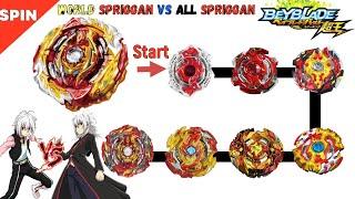 【World Spriggan VS ALL Spriggan】 Beyblade Burst Sparking 베이블레이드 버스트 슈퍼킹 월드 스프리건 VS 올 스프리건 ベイブレードバースト