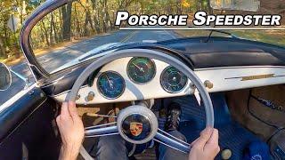 Impossibly Original 37k Mile 1956 Porsche 356A Speedster POV Drive (Binaural Audio)