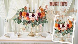 New! COZY Fall Decorating Ideas 2024 | Must Try DIY Stunning Candlelit Wedding Centerpiece