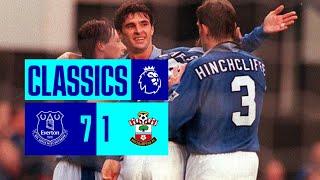 EIGHT-GOAL THRILLER! l PREMIER LEAGUE CLASSIC: EVERTON 7-1 SOUTHAMPTON l 16 NOV 1996