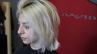 David Troy cutting hair