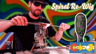 Spiral Re-Wig - Colorado Color Company - Glassblowing Tutorial - Borosilicate - How To Make a Pipe