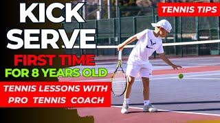 KICK Serve in Tennis | Hitting First Time