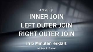 INNER JOIN, LEFT OUTER JOIN, RIGHT OUTER JOIN in 5 Minuten erklärt