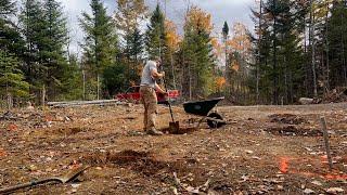 Preparing Our New Land For The Off Grid Log Cabin