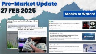 Market Rebound Ahead? Nifty & Bank Nifty at Key Levels! | Airtel-Tata Play Deal? | Feb 27, 2025
