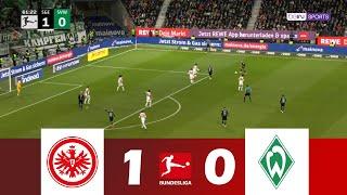 Eintracht Frankfurt gegen Werder Bremen [1-0] | Bundesliga 2024/25 | Spielen Höhepunkte!