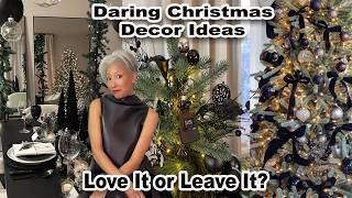 Expert Decorator Shares Top Tips for a STUNNING Black Christmas Decor!