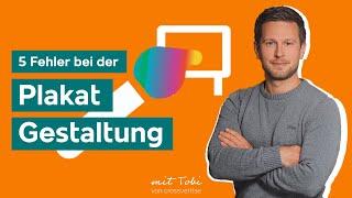 Plakatwerbung gestalten: Die 5 größten Fehler (2025)