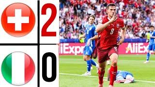 Switzerland vs Italy UEFA EURO 2024 / Highlights & Goals Svizzera-Italia EURO 2024