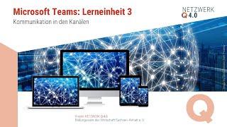 Microsoft Teams 3/11 - Kommunikation in den Kanälen