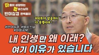 내 인생만 왜 이래? 여기 그 이유가 있습니다 [법상스님의 반야심경과 마음공부] #법상스님 #반야심경 #마음공부