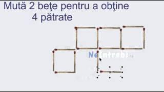 Problema de logica cu bete de chibrite