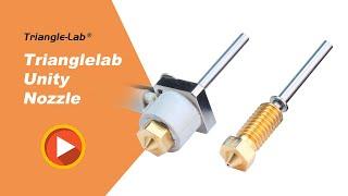 Trianglelab Unity Nozzle Compatible With CHC Kit Series Matrix Extruder