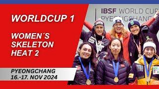 IBSF World Cup 1 Pyeongchang - Women's Skeleton - Heat 2